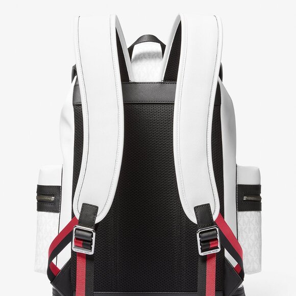 Rivington Logo Stripe Backpack -  BRIGHT RED  -  37F4LRVB3L - Picture 3 of 4